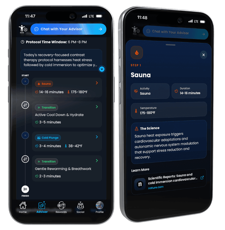Guided protocols in PlungePalz AI Advisor