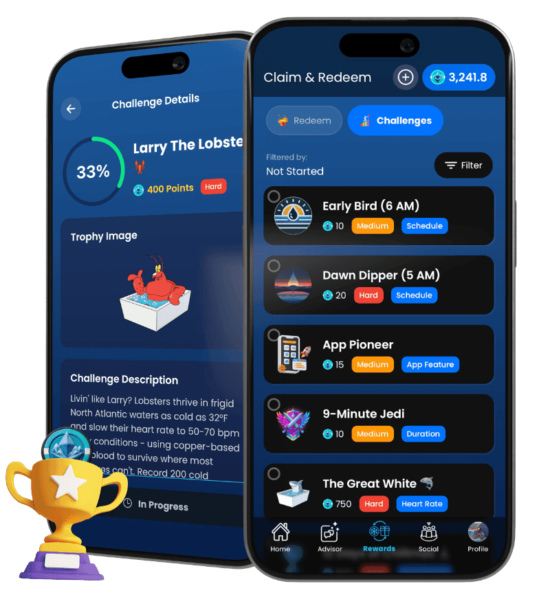 PlungePoints rewards in the PlungePalz app